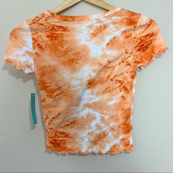 Abound- Tie Dye Button Up Tee - Picture 2 of 5